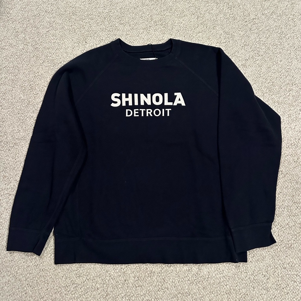 Shinola Detroit Men’s Navy Crewneck Sweater
